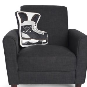 MAX STUDIO  14x15.5 Hockey Skate Decorative Pillow
